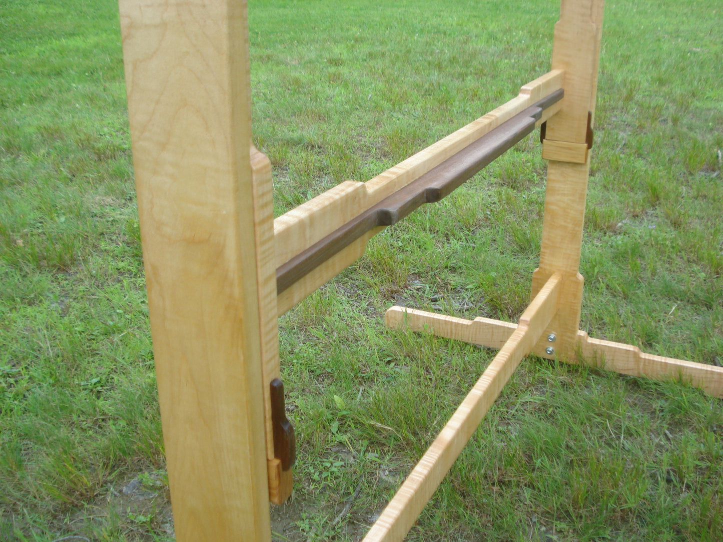The Kingfisher Studio Model. Large Frame Vertical Wooden Weaving Loom with Adjustable and Tilt Features. Lost Pond Looms by Eden Bullrushes.